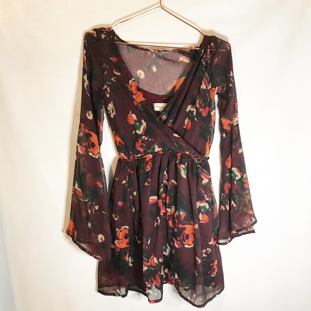 Abercrombie & Fitch floral dress small